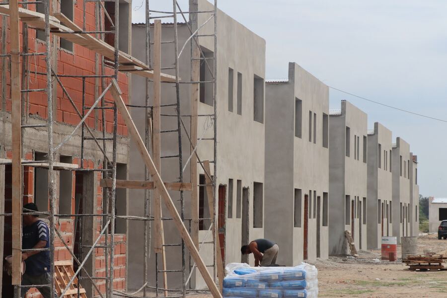 Ensenada: Avanza la obra de viviendas en el Barrio San Martín