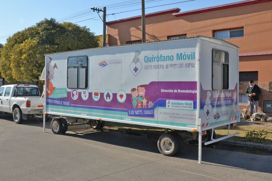 Olavarría: El Quirófano Veterinario Móvil atenderá en Loma Negra