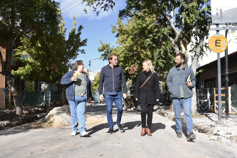 La Plata: Avanzan las obras de transformación en los centros comerciales a cielo abierto