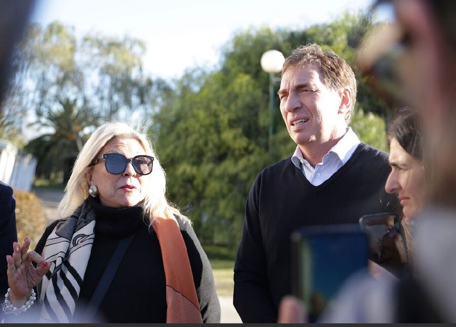 Carrió manifestó su apoyo a Santilli: "Es el único que puede ganarle a Kicillof"