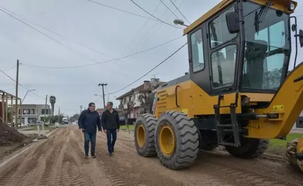Mar del Plata: El Municipio realiza obras de pavimentación en el barrio Juramento