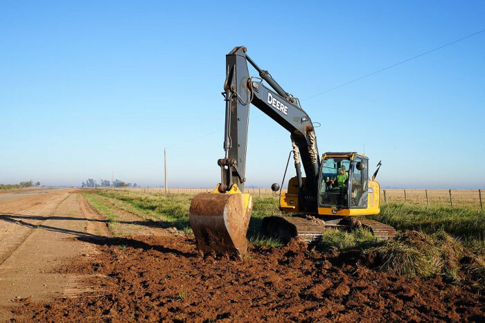 Continúan los trabajos de estabilización de la Ruta Provincial N°60