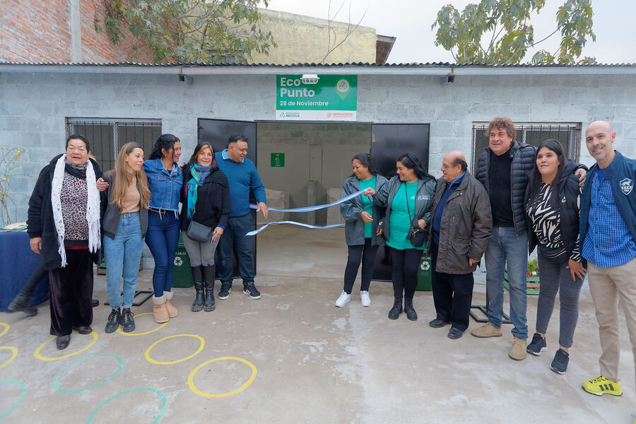 Berazategui: Comenzó a funcionar un nuevo Ecopunto en la Sociedad de Fomento 28 de Noviembre