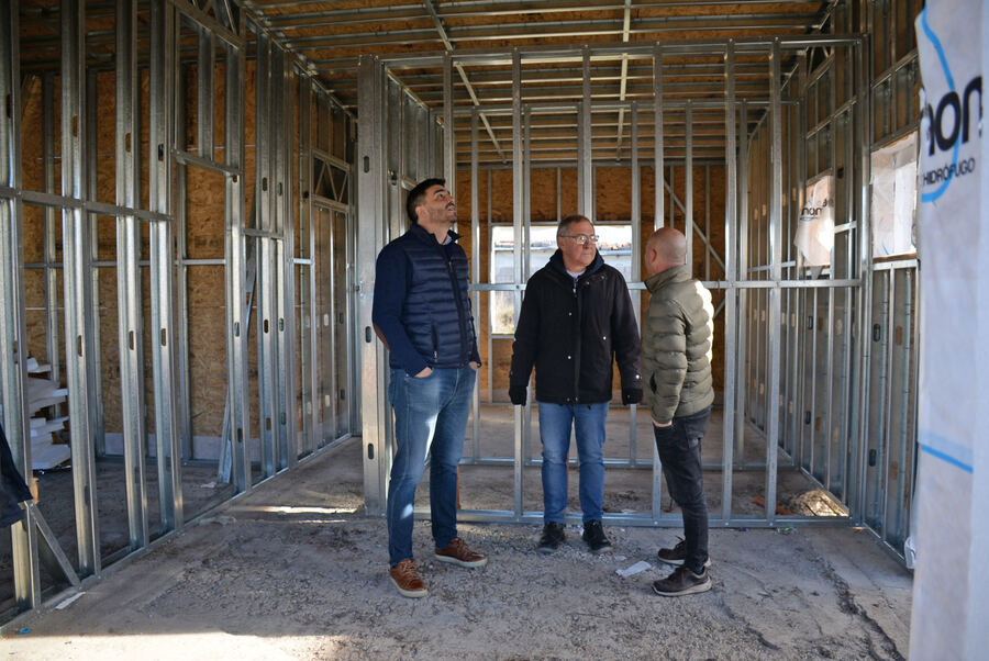 Olavarría: Avanza la construcción de viviendas del Plan TuVi
