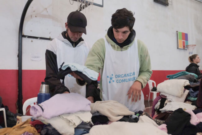 La Plata: Continúa la asistencia para familias afectadas por el temporal
