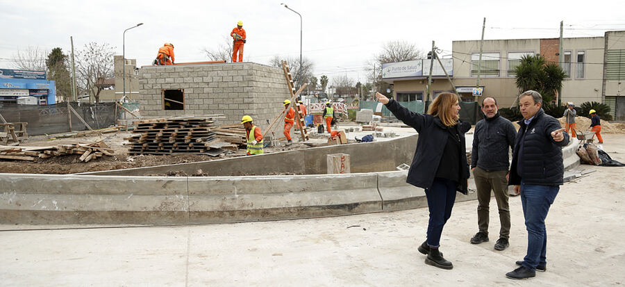Almirante Brown: Avanza la obra del paso bajo nivel de Rafael Calzada