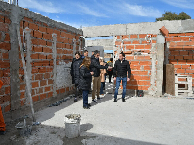 Florencio Varela: Avanza la construcción de un nuevo jardín de infantes en Santa Marta
