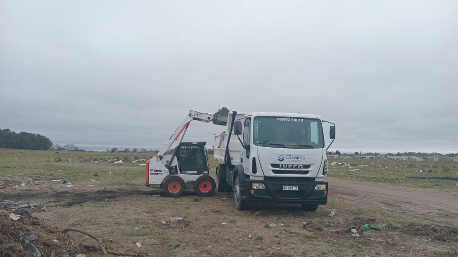 Olavarría: La Comuna avanza con los trabajos de limpieza de basurales