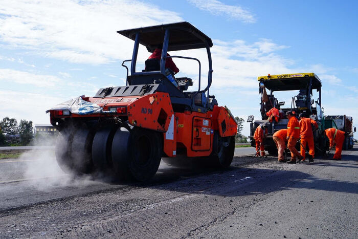 Avanza la repavimentación de la Ruta Provincial N°2