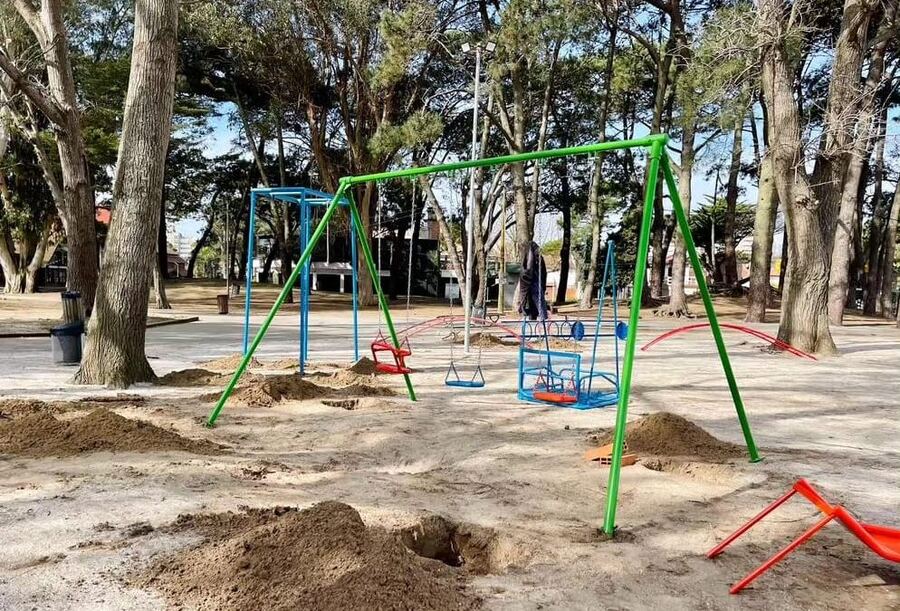 La Costa: Se instalaron nuevos juegos para la Plaza del Sol y la Familia de San Bernardo