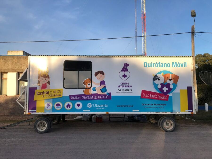 Olavarría: El Quirófano Veterinario Móvil continúa su recorrido por la ciudad en octubre