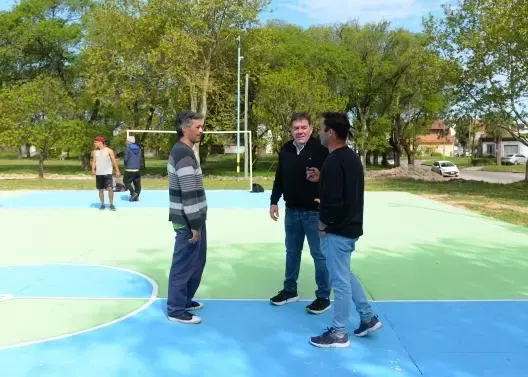 Mar del Plata: El Municipio realiza distintas intervenciones en el barrio Termas Huinco