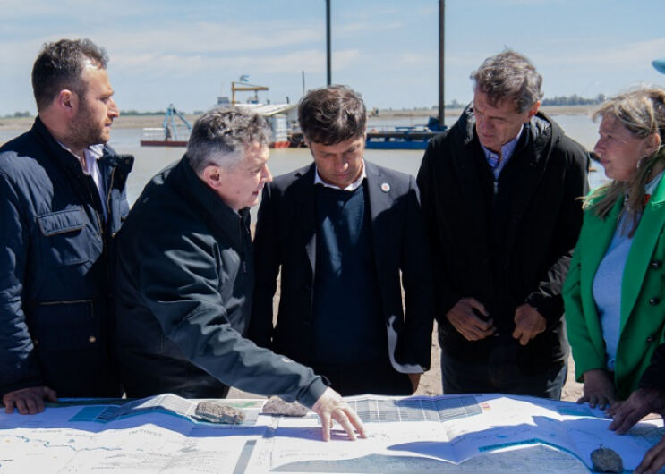 El Gobierno bonaerense avanza con las obras sobre la Cuenca del Río Salado