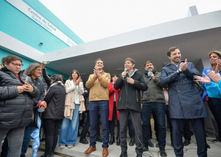 San Vicente: Kicillof inauguró un Centro de Atención Primaria de la Salud en Domselaar