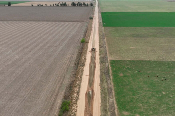 Rivadavia: Avanzan los trabajos de estabilización de Caminos Rurales