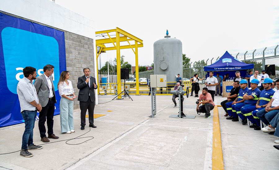 Almirante Brown: Inauguraron una estación de bombeo cloacal en San Francisco de Asís