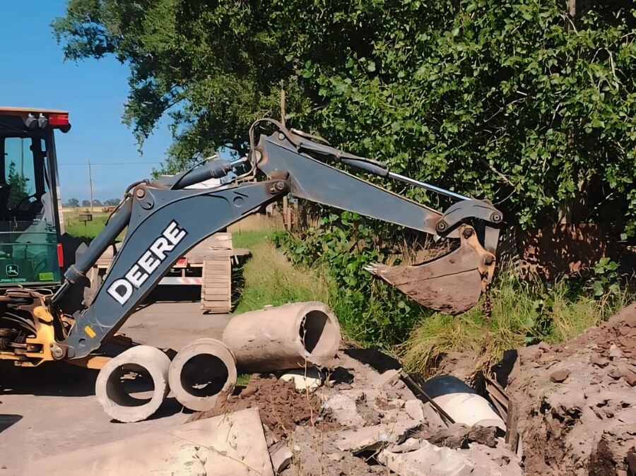 Olavarría: El Municipio lleva adelante tareas de mantenimiento en Loma Negra