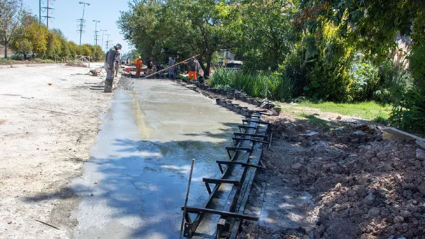 Berazategui: Continúa la repavimentación de la Avenida Dardo Rocha
