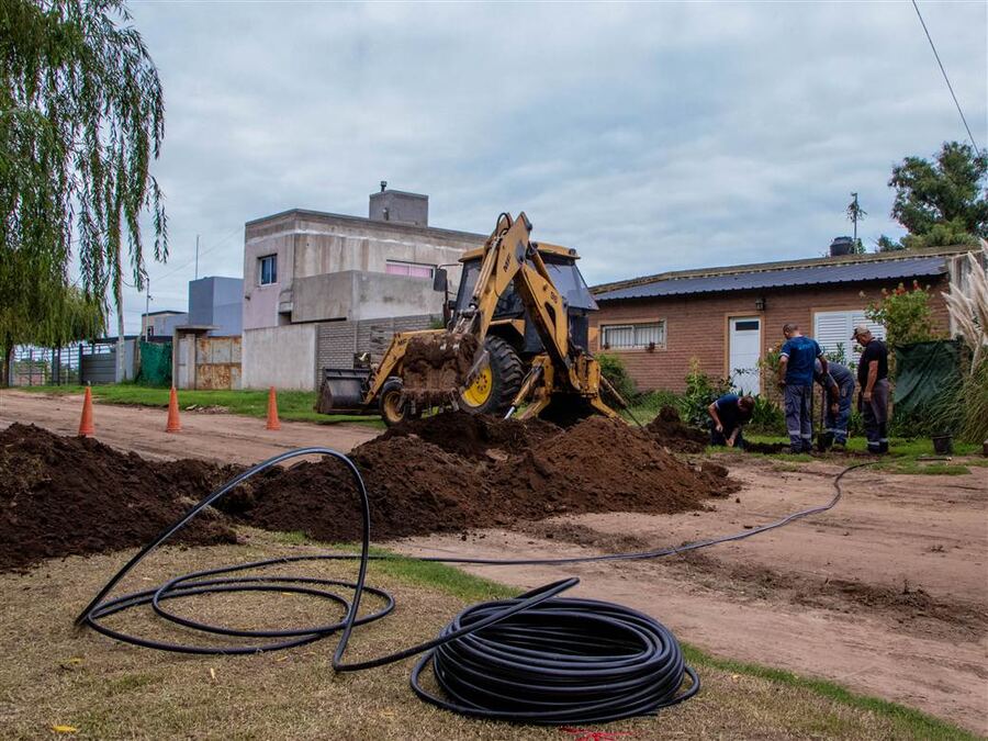 Junín: Avanza la ampliación de la red de agua potable en Resero Norte