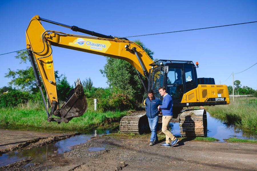 Olavarría: Wesner recorrió los barrios Paulownia y Cuarteles