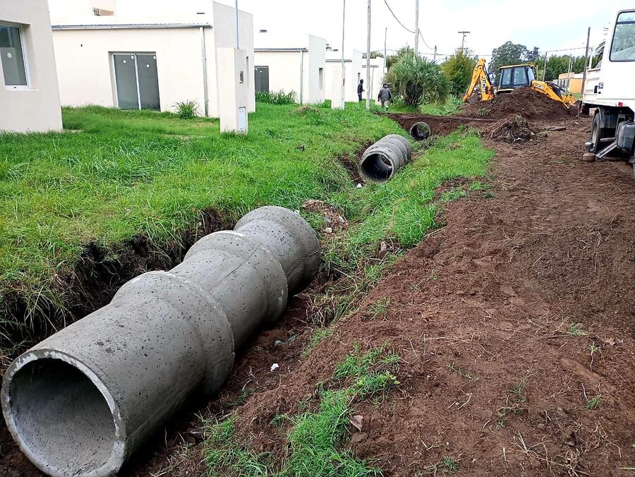 25 de Mayo: Avanzan las obras en el Barrio Agumin