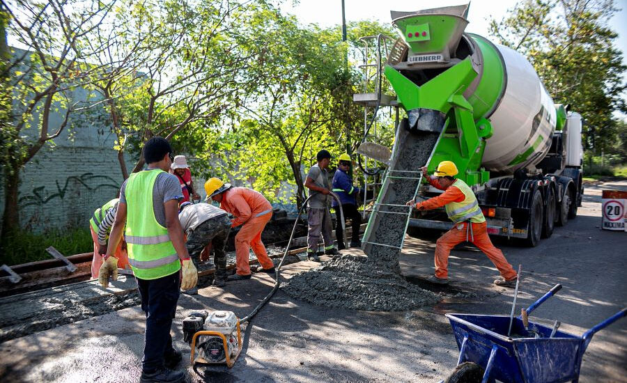 Almirante Brown: Avanzan las obras de renovación del Camino de Cintura