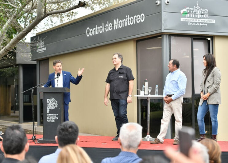 Benito Juárez: Se inauguró la ampliación de la “Sala de Monitoreo de Cámaras de Seguridad”