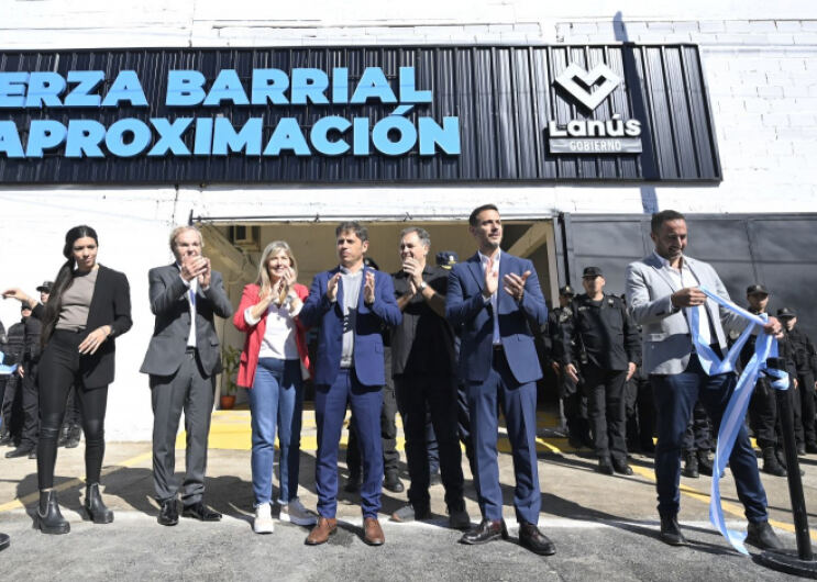 Lanús: Ponen en marcha las nuevas instalaciones de la Fuerza Barrial de Aproximación