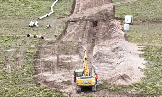 Bahía Blanca: Avanza la obra en el Dique Paso de las Piedras - Planta Grünbein