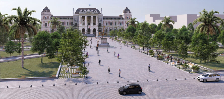 La Plata: Se pondrá en marcha la renovación integral de la plaza San Martín