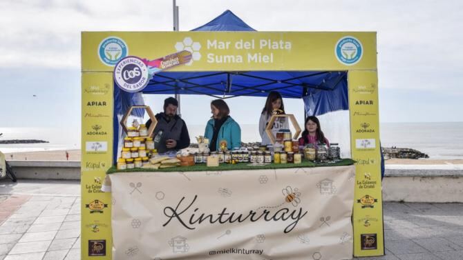 Mar del Plata: Más de 20 productores apícolas participan en una nueva edición de "Mar del Plata Suma Miel"