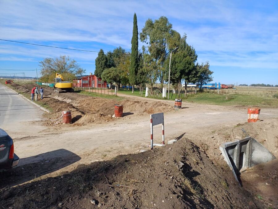 Olavarría: Ejecutan obras hidráulicas en los barrios Villa Aurora, CECO y Luz y Fuerza