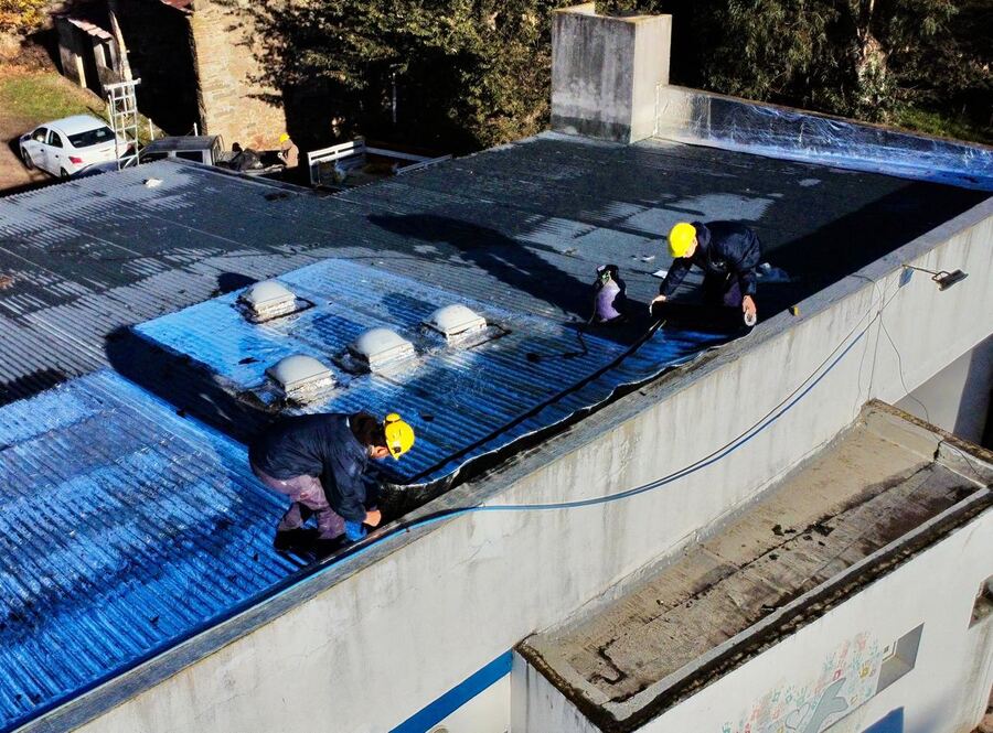Olavarría: Trabajan en mejoras en el CAPS N° 4 de Sierra Chica