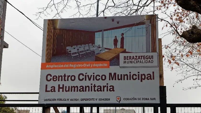 Berazategui: Continúan las obras en el Complejo Municipal La Humanitaria