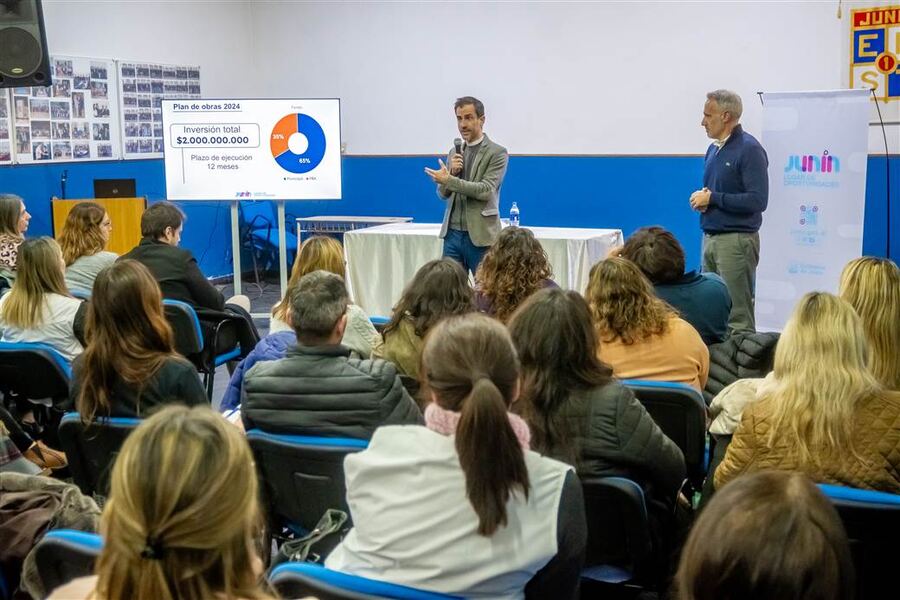 Junín: Petrecca anunció un nuevo plan de obras de infraestructura escolar