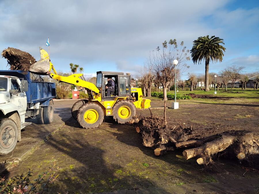 Necochea: Se ejecutan obras del Presupuesto Participativo en el interior del distrito
