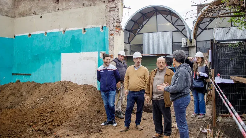 Berazategui: Avanzan las obras en el Complejo Cultural Municipal La Humanitaria