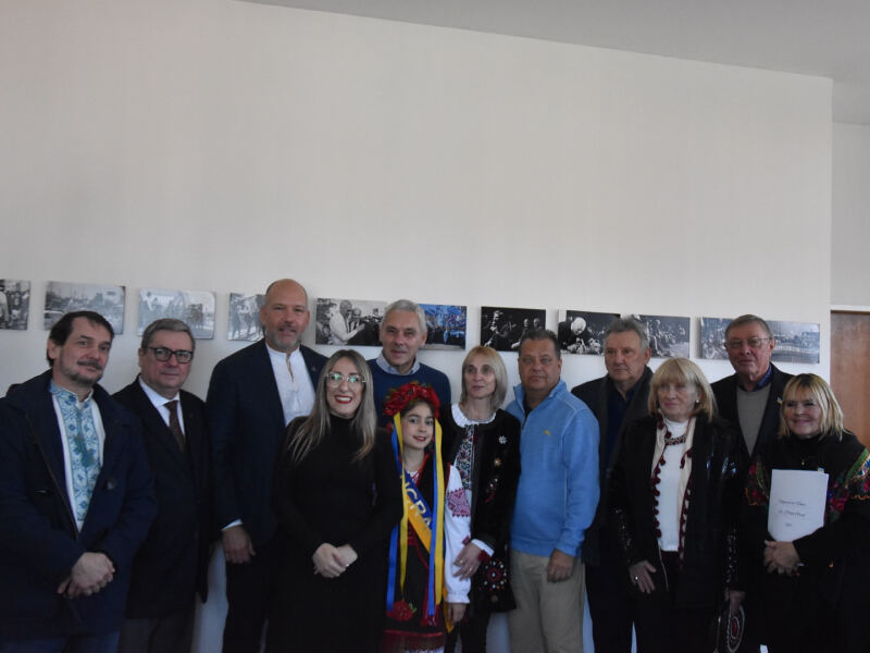 Berisso: Cagliardi recibió la visita del presidente del Congreso Mundial Ucraniano Paul Grod