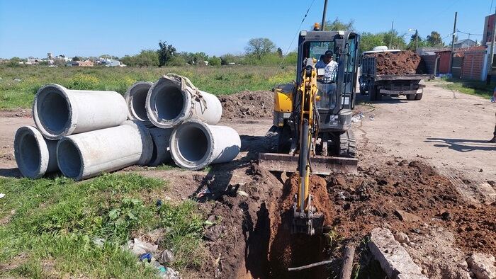 La Plata: Avanzan las obras de infraestructura para Los Hornos