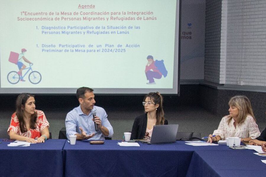 Lanús: Se reunió la Mesa de Coordinación para la Integración Socioeconómica de Personas Migrantes y Refugiadas