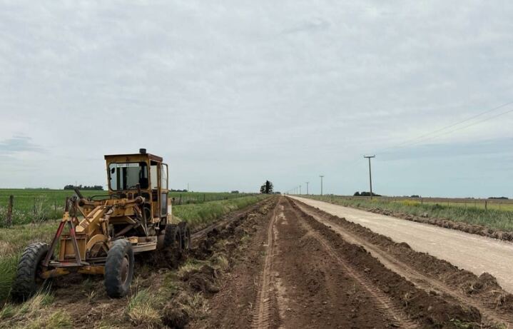 Necochea: Emsur intensifica los trabajos en caminos rurales