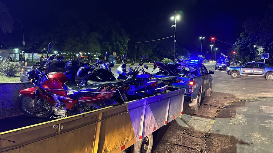 La Plata: El Municipio secuestró más de 54 motos en operativos viales
