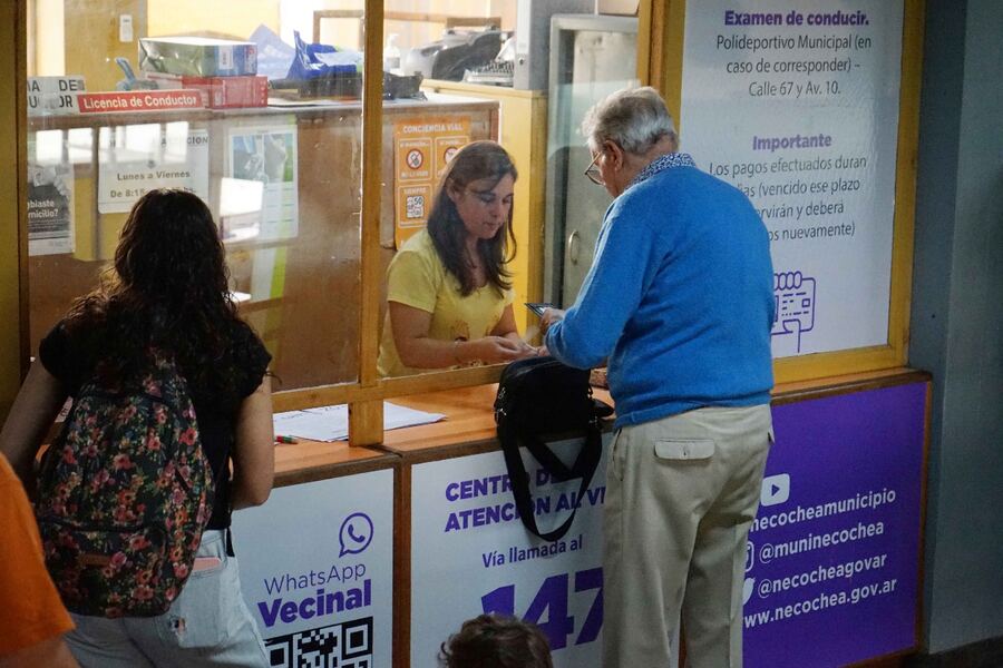 Necochea: El Centro Cívico abrirá los sábados para entregar licencias de conducir
