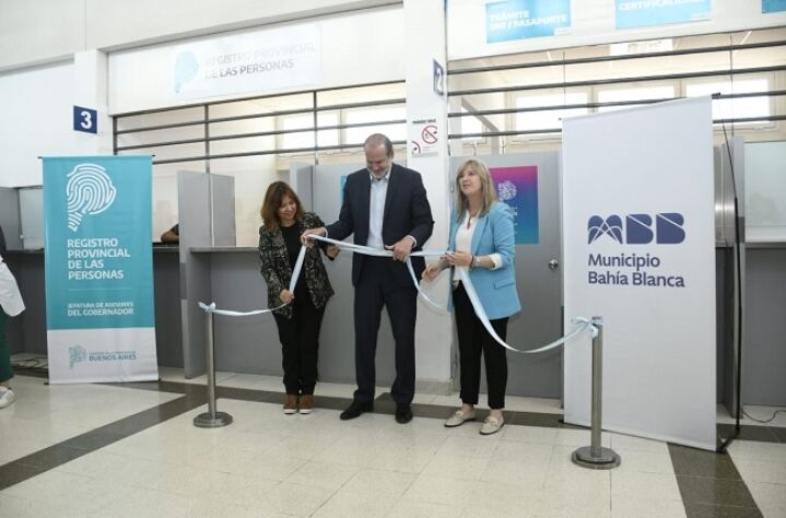 Bahía Blanca: Inauguran una nueva oficina descentralizada del Registro de las Personas