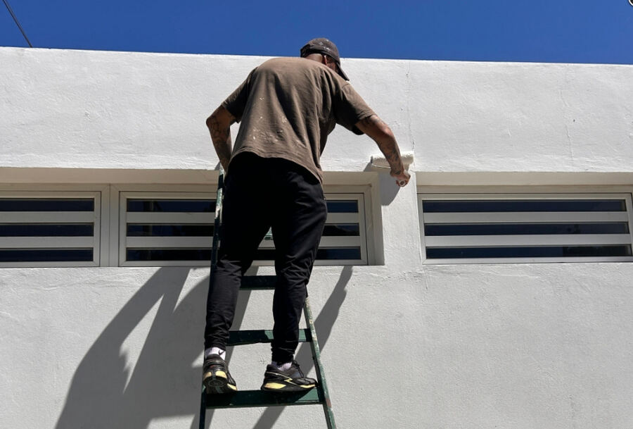 Villa Gesell: Realizaron trabajos de pintura en el Jardín N°907