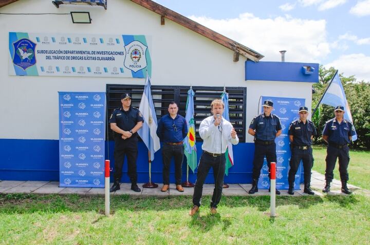 Olavarría: Abrió la nueva base de operaciones para la Subdelegación de Investigaciones del Tráfico de Drogas Ilícitas