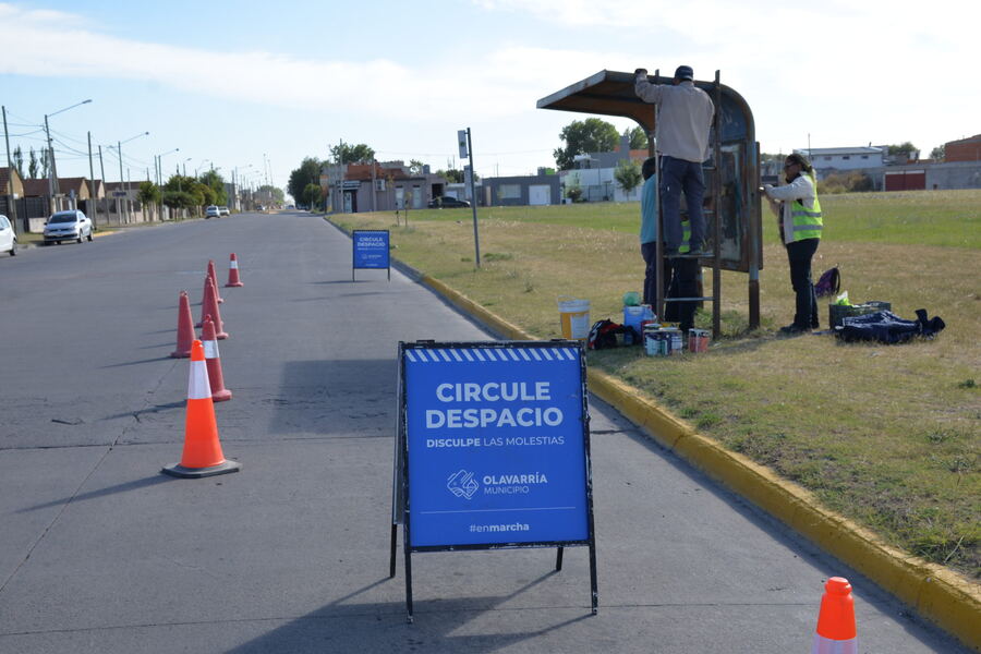 Olavarría: El Gobierno local realiza diferentes trabajos de mantenimiento en la ciudad