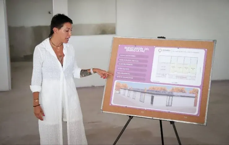 Quilmes: Avanza la construcción del nuevo Jardín de Infantes Santa Lucía