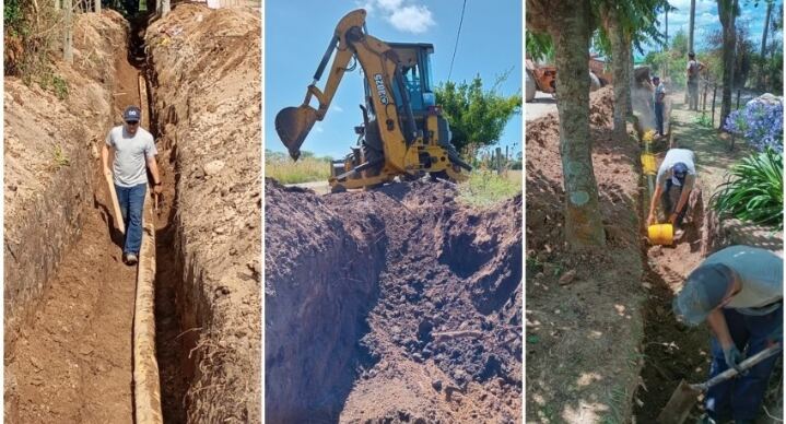 Madariaga: Realizaron trabajos para profundizar la cañería que provee de gas a la ciudad