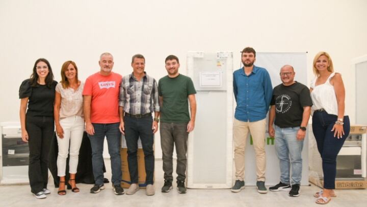 Ramallo: El distrito recibió equipamiento escolar para fortalecer el SAE
